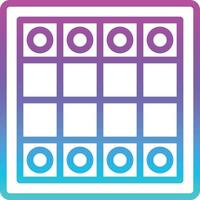 board game playing chess - gradient icon vector