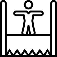 challenge risk success opportunity businessman - outline icon vector