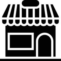 store shop shopping - solid icon vector