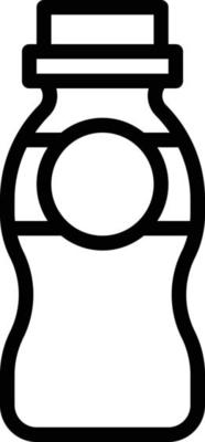 drinking yogurt bottle milk beverage - outline icon