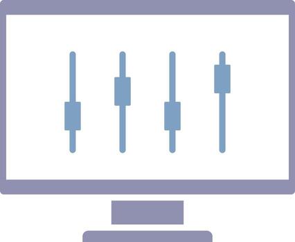 analytics, chart color icon vector