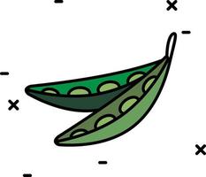 beans color icon vector