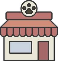 pet shop color icon vector