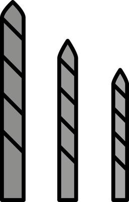 bits, carbide, drill color icon