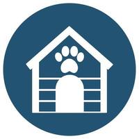 Dog House Which Can Easily Edit or Modify vector
