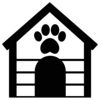 Dog House Which Can Easily Edit or Modify vector