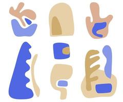 Vector set of Abstract forms of Matisse.