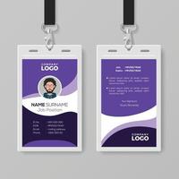 Modern Corporate ID Card Design Template vector