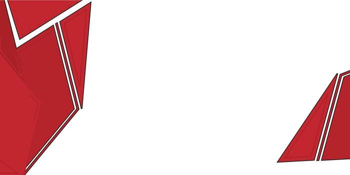 abstract red background with geometric shape. copyspace area vector