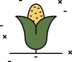 corn color icon vector