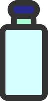 bottle color icon vector