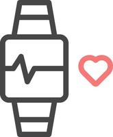 smartwatch color icon vector