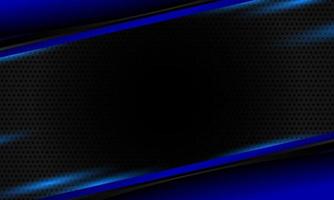blue modern techno background vector