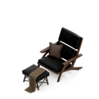 Isometric Armchair Isolated 3D render png