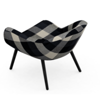 chaise isométrique rendu isolé 3d png