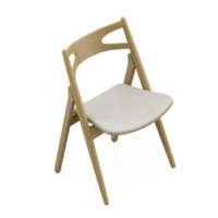 chaise isométrique rendu isolé 3d png