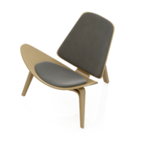 Isometric Chair 3D isolated rendering png