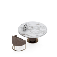 Isometric Table Set 3D render png