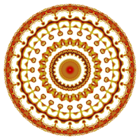 Flower mandala pattern ornament png