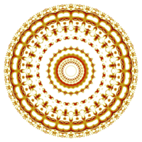 flor mandala patrón ornamento png