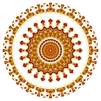 blomma mandala mönster prydnad png