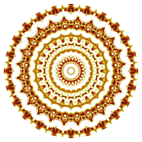 flor mandala patrón ornamento png