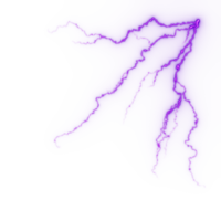 bliksem, elektrisch blikseminslag staking gedurende nacht storm, invloed, scheur, magisch energie flash png