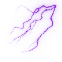 relámpago, golpe de rayo eléctrico durante la tormenta nocturna, impacto, grieta, destello de energía mágica png