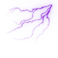 relámpago, golpe de rayo eléctrico durante la tormenta nocturna, impacto, grieta, destello de energía mágica png