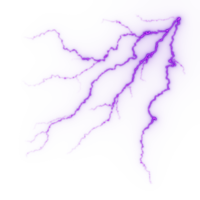 relámpago, golpe de rayo eléctrico durante la tormenta nocturna, impacto, grieta, destello de energía mágica png