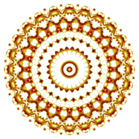 ornement de motif de mandala de fleurs png