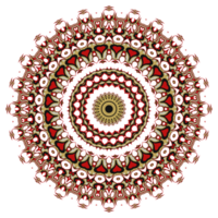 Flower mandala pattern ornament png