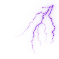 bliksem, elektrisch blikseminslag staking gedurende nacht storm, invloed, scheur, magisch energie flash png