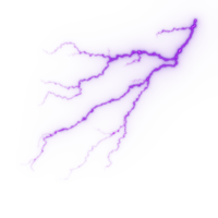 relámpago, golpe de rayo eléctrico durante la tormenta nocturna, impacto, grieta, destello de energía mágica png