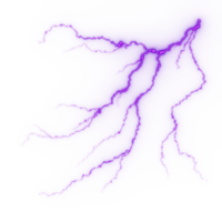 relámpago, golpe de rayo eléctrico durante la tormenta nocturna, impacto, grieta, destello de energía mágica png