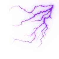 relámpago, golpe de rayo eléctrico durante la tormenta nocturna, impacto, grieta, destello de energía mágica png