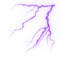 bliksem, elektrisch blikseminslag staking gedurende nacht storm, invloed, scheur, magisch energie flash png