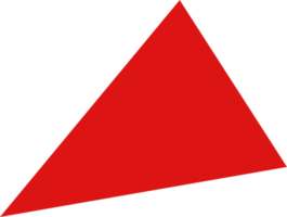 illustration de conception de triangle isolée sur fond transparent png