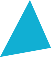 illustration de conception de triangle isolée sur fond transparent png