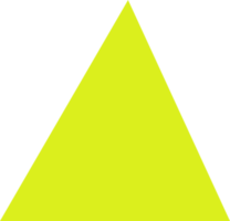 triangle design illustration isolated on transparent background png