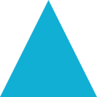driehoek ontwerp illustratie geïsoleerd Aan transparant achtergrond png