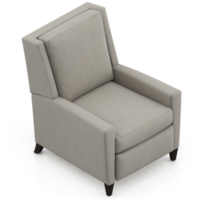 sillón isométrico aislado 3d render png