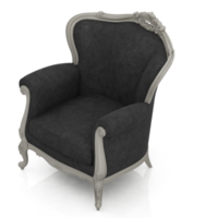 sillón isométrico aislado 3d render png