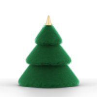 árbol de navidad de fieltro esponjoso png