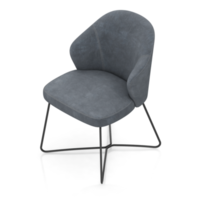 Isometric Chair 3D isolated rendering png