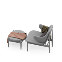 Isometric Armchair Isolated 3D render png