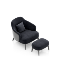Isometric Armchair Isolated 3D render png