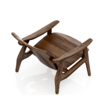 Isometric Chair 3D isolated rendering png