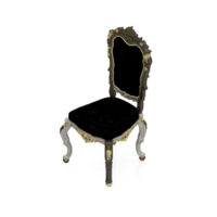 Isometric Chair 3D isolated rendering png