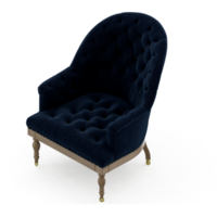 sillón isométrico aislado 3d render png